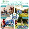 3 Balls Sticky Soccer Game Set Soccer Toy Gift for 3-5 6-8 8-12 Boys and Girls Indoor Outdoor Backyard Toss Soccer Goal Games for Kids Birthday view 4