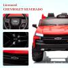 24V Chevrolet Silverado 2-Seater Ride-on Truck for Kids, Licensed Electric Car with Parent Remote Control, 4X Spring Suspension, 3 Speed Options, Wireless Music & MP3 Player,Red view 2