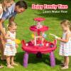 VROGTIK Water Table for Toddlers with Fishing Game Set 3-Tier Kids Sand Water Table Sensory Outdoor Toys for Kids Ages 4-8 Summer Beach Outside Backyard Toys for Girls& Boys Age 3 4 5 6 7 8 9 view 2