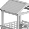 Outdoor Wooden Playhouse with Bench and Door, Backyard Clubhouse, Cedar Wood Construction, Rustic Design for Imaginative Play view 4