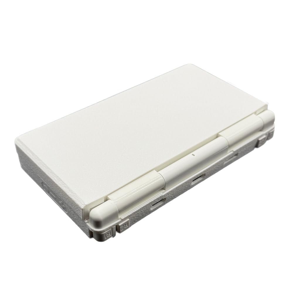 TPU Protective Shell Cover for Anbernic RG DS Console 3D Printed Case Cover Skin Shockproof Scratch Resistant Sleeve for Anbernic RG DS (White)