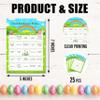 GYNNCRIO Easter Find Someone Who Bingo Cards, Spring Rainbow Bunny Eggs Bingo Game for Large Group Family, Outdoor Ice Breaker Game for Adults, Fun Easter Party Gifts Supplies, 01 view 2