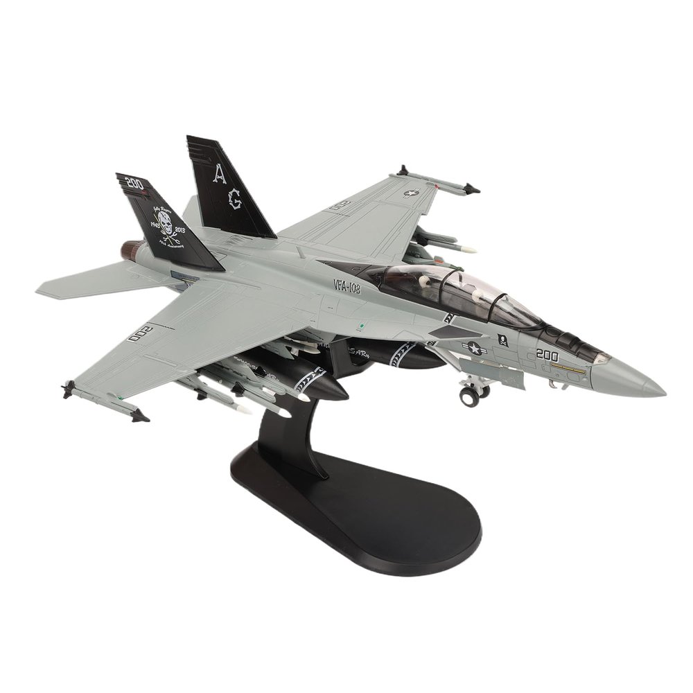 Eairsoky 1:72 Scale F-18 Super Hornet Metal Fighter Jet Model Military Die-cast Aircraft Models for Collection or Gift
