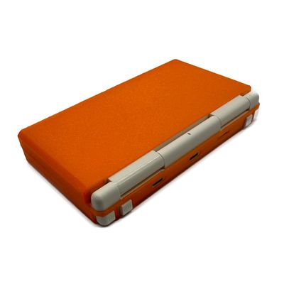 TPU Protective Shell Cover for Anbernic RG DS Console 3D Printed Case Cover Skin Shockproof Scratch Resistant Sleeve for Anbernic RG DS (Translucent Orange)