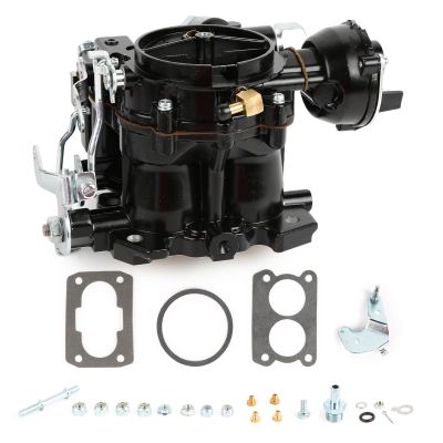 Hiolpen 3310-807764A1 Marine Carburetor Replacement Compatible for 2 BBL V6 4.3L Mercarb Mercruiser Boats with Electric Choke Replace 3310-807764A1