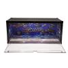 1/18 Scale Model Car Display Case with LED Light, Shipping Container Style Garage Diorama Show Case with Graffiti Backdrop, Stackable Showcase for Diecast Vehicles view 2