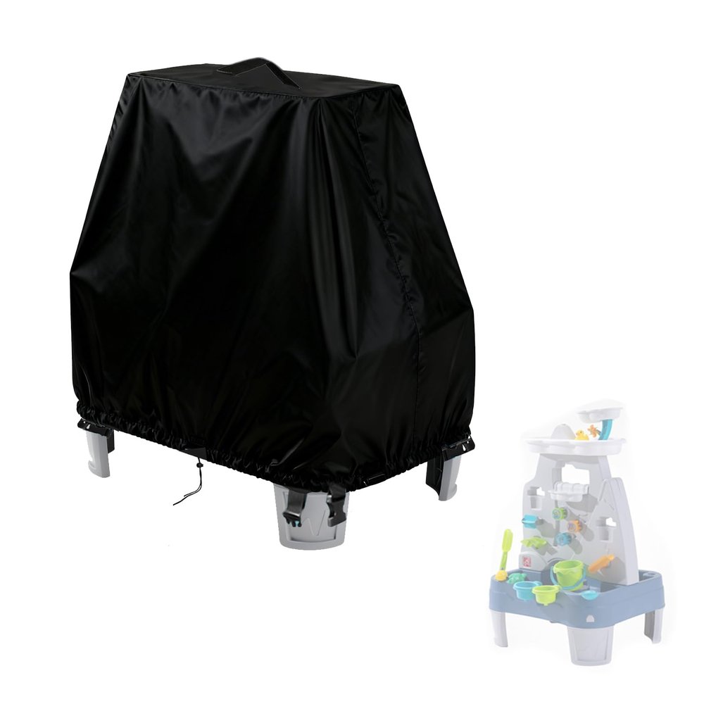 Joymo Water Table Cover Fit for Step2 Misting Mountain & Waterfall Water Table, Outdoor Waterproof Water Tables Cover-Covers only - 24 x20 x 38inch