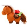 2026 Year of The Horse Plush Toy Pendant - Magnetic Pony Ornament for New Year Celebrations(getrichimmediately 9cm) view 2
