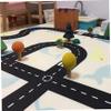 Flexible Car Tracks for Kids Waterproof Modular Puzzle Track Set Bendable Expressway Circuit Toy for Indoor Outdoor Play Compatible Car Track Set(12PCS) view 4
