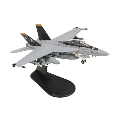 Eairsoky 1:100 Scale F-18 VFA-103 Super Hornet Metal Fighter Jet Model Military Die-cast Aircraft Models for Collection or Gift Skeleton Print