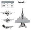 Eairsoky 1:100 Scale F-18 VFA-103 Super Hornet Metal Fighter Jet Model Military Die-cast Aircraft Models for Collection or Gift Skeleton Print view 2