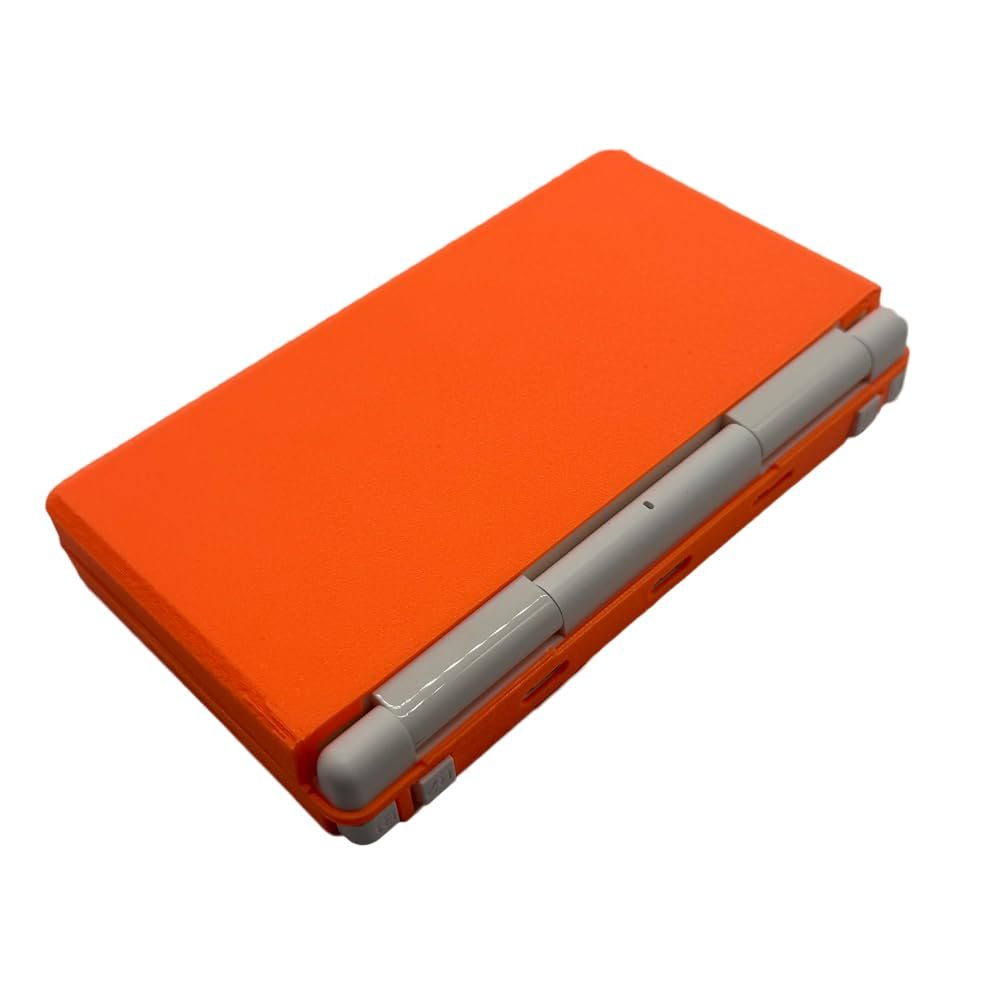 TPU Protective Shell Cover for Anbernic RG DS Console 3D Printed Case Cover Skin Shockproof Scratch Resistant Sleeve for Anbernic RG DS (Orange)