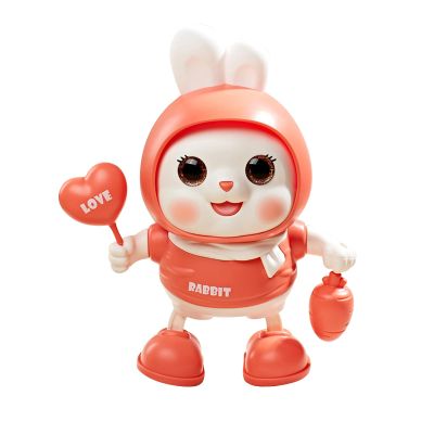 Dancing Bunny Toy, Excellent Material, 20x17cm,Dancing Rabbit Toy, Electric Animal with Music and Light, Interactive Music Experience, Ideal for Daycare Centers