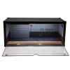 1/18 Scale Model Car Display Case with LED Light, Shipping Container Style Garage Diorama Show Case with Concrete Texture & Roller Door Backdrop, Stackable Showcase for Diecast Vehicles view 2