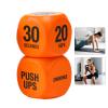 6 Sided Fitness Dice for Exercise, Game for Group Fitness & Exercise, Home Gym Use  Women Teens Squats Push Up Sports Outdoor Home, Great Workout Equipment & Gift for Gym Lovers view 1