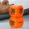6 Sided Fitness Dice for Exercise, Game for Group Fitness & Exercise, Home Gym Use  Women Teens Squats Push Up Sports Outdoor Home, Great Workout Equipment & Gift for Gym Lovers view 2