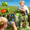 2-in-1 Kids Microscope Telescope, Temodu 2.0" 1000X Digital Microscope for Kids, HD Portable Education Telescope for Kids Birthday Festival Gift, Science Fun Toys for Children Age 4-12 (Blue) view 4