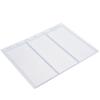 OEBUAFI 10Pcs Stamp Album Pages, Transparent Material, Universal for Stamp Collection Book, Ideal for and Postcards Storage (Transparent 3 lines) view 3