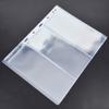 OEBUAFI 10Pcs Stamp Album Pages, Transparent Material, Universal for Stamp Collection Book, Ideal for and Postcards Storage (Transparent 3 lines) view 4