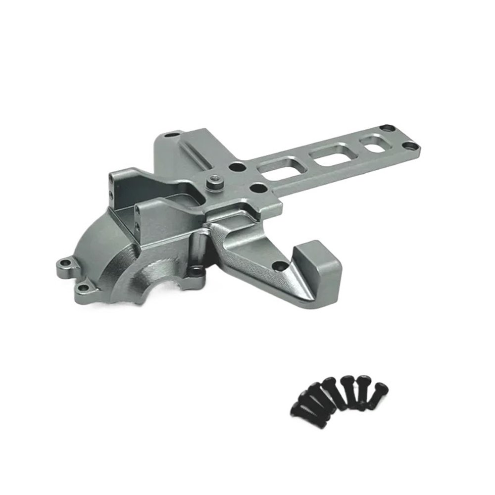 RC Rear Gearbox Cover Professional Accessory Spare Part Replacement for MJX 16207 16208 16209 16210 H16 M162 M163 1/16 RC Car H(Dark Grey)