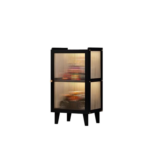 3-Tier Acrylic Display Case, Clear Showcase Cabinet for Collectibles, Simple Floor Storage Shelf, Multi-Layer Open Design, No Door Display for Home & Office Use