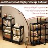 3-Tier Acrylic Display Case, Clear Showcase Cabinet for Collectibles, Simple Floor Storage Shelf, Multi-Layer Open Design, No Door Display for Home & Office Use view 4