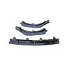3PCS Compatible For Toyota Camry 9th 2024 ABS Gloss Black or Carbon Look Front Bumper Splitter Spoiler Refit Accessories(Carbon Fiber Look) view 1