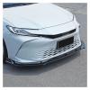 3PCS Compatible For Toyota Camry 9th 2024 ABS Gloss Black or Carbon Look Front Bumper Splitter Spoiler Refit Accessories(Carbon Fiber Look) view 4