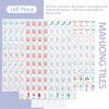 2026 American Mahjong Tile Set (4-Layer) 160 Light Purple Acrylic Engraved Mahjong Tiles, Mahjong Tiles Bag and Mahjong Accessories view 2