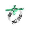 Aluminum 7075-T6 Alloy+304 Stainless Steel 40X40mm RC Cooling Fan Ajustable Mount for 40-56 Series Motor - Green view 1
