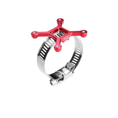 Aluminum 7075-T6 Alloy+304 Stainless Steel 40X40mm RC Cooling Fan Ajustable Mount for 28-42 Series Motor - Red