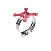 Aluminum 7075-T6 Alloy+304 Stainless Steel 40X40mm RC Cooling Fan Ajustable Mount for 28-42 Series Motor - Red view 1