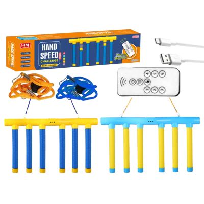 Reflex Sticks, Portable & Easy to Use, 1set, Reflective Drop Stick Challenge Game, Coordination Reflex Training Toy, Thrilling Gameplay Experience, for Kids Adults Family Casual Party
