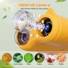 2-in-1 Kids Microscope Telescope, Temodu 2.0" 1000X Digital Microscope for Kids, HD Portable Education Telescope for Kids Birthday Festival Gift, Science Fun Toys for Children Age 4-12 (Yellow) view 3