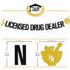Licensed Drug Dealer Banner, Future Pharmacist, Congrats PharmD, Class of 2026 Medical College Graduation Party Decoroations Supplies view 2