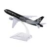 Flying Airplane Model B777 Air Zealand 1:400 Scale 777 Aircraft Model with Base Alloy Plane for Collectible Aviation Airbus view 1