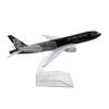 Flying Airplane Model B777 Air Zealand 1:400 Scale 777 Aircraft Model with Base Alloy Plane for Collectible Aviation Airbus view 2
