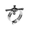 Aluminum 7075-T6 Alloy+304 Stainless Steel 40X40mm RC Cooling Fan Ajustable Mount for 40-56 Series Motor - Black view 1
