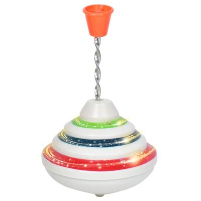 Stylebest Spinning, LED Music Peg Top Hand Spinning Toy for Kids, with Bright Colorful Light and Wonderful Music, Non ABS Plastic, 4.33 Inch (Colorful)