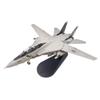 Flying Airplane Model Diecast 1/100 Scale USAF F-14A F14A Tomcat Combat Aircraft VF-84 Pirate Flag F14 Alloy Model Collection Toy Aviation Airbus view 2