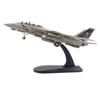 Flying Airplane Model Diecast 1/100 Scale USAF F-14A F14A Tomcat Combat Aircraft VF-84 Pirate Flag F14 Alloy Model Collection Toy Aviation Airbus view 3