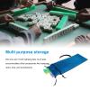 Asixxsix Mahjong Rack Bag, Velvet Travel Bag for Storaging Mahjong Racks and Pushers, with 4 Separate Slots and Drawstring Closure view 2