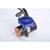 Aluminum 7075-T6 Alloy+316 Stainless Steel 40X40mm RC Cooling Fan Ajustable for 28-42 Series Motor - Silver view 2