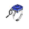 Aluminum 7075-T6 Alloy+316 Stainless Steel 40X40mm RC Cooling Fan Ajustable for 28-42 Series Motor - Blue view 1