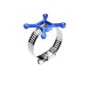 Aluminum 7075-T6 Alloy+304 Stainless Steel 40X40mm RC Cooling Fan Ajustable Mount for 28-42 Series Motor - Blue view 1