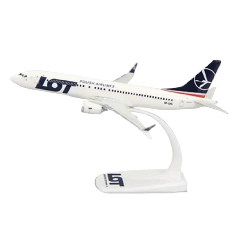 Flying Airplane Model 1:200 Scale B737 MAX8 LOT Polish Airlines ABS Airplane Model Toys Aircraft Plane Toy Aviation Airbus