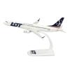 Flying Airplane Model 1:200 Scale B737 MAX8 LOT Polish Airlines ABS Airplane Model Toys Aircraft Plane Toy Aviation Airbus view 1