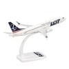 Flying Airplane Model 1:200 Scale B737 MAX8 LOT Polish Airlines ABS Airplane Model Toys Aircraft Plane Toy Aviation Airbus view 2