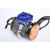 Aluminum 7075-T6 Alloy+316 Stainless Steel 40X40mm RC Cooling Fan Ajustable for 40-56 Series Motor - Orange view 3