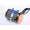 Aluminum 7075-T6 Alloy+304 Stainless Steel 40X40mm RC Cooling Fan Ajustable Mount for 40-56 Series Motor - Red view 3